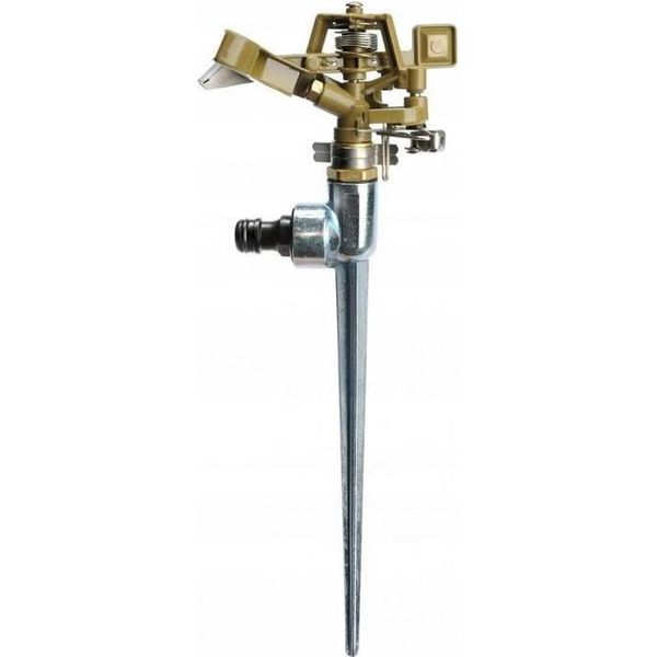 Irrigatore Pulsante In Acciaio Verdenia - Spruzzo A 360° Per Il Giardino-image