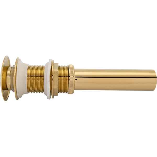 G1 1/4" Ottone Lavandino Bagno Pop Up Drain Assembly Non Overflow (Titanio Cromato)"-image