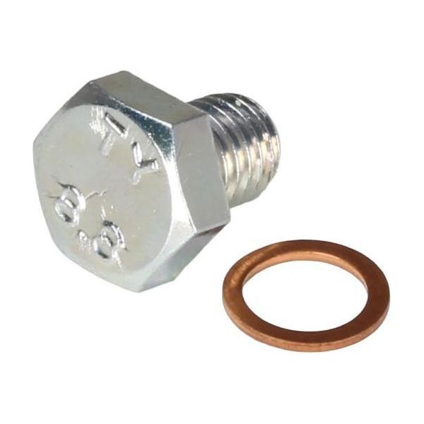 Tappo Di Scarico Olio M8X10 + Anello Di Tenuta Per ZüNdapp Automatic Tipo 442 / Zd 10 30 Tipo 446 / Zr 10 20 30 Tipo 447 / Za A 25 40 T-image
