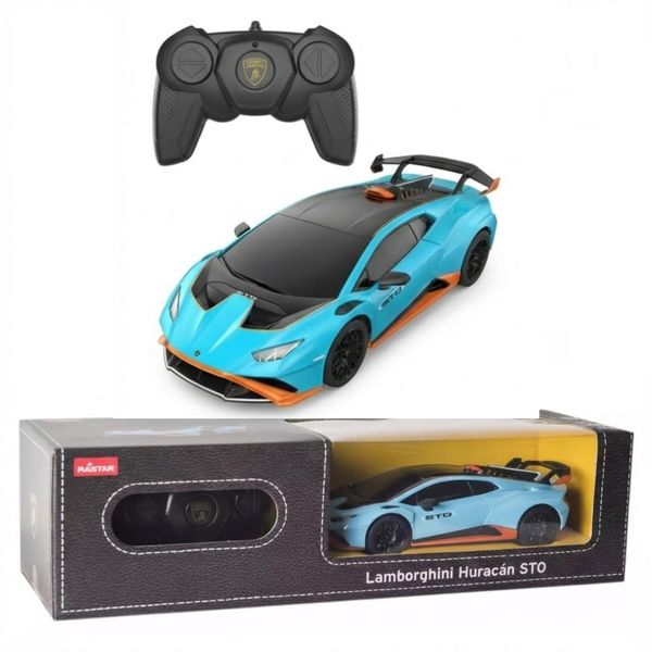 Lamborghini HuracáN Sto R/C 1:24 Rastar - Modello Autorizzato A 2,4 Ghz Con Dettagli Aerodinamici E Comandi Completi-image