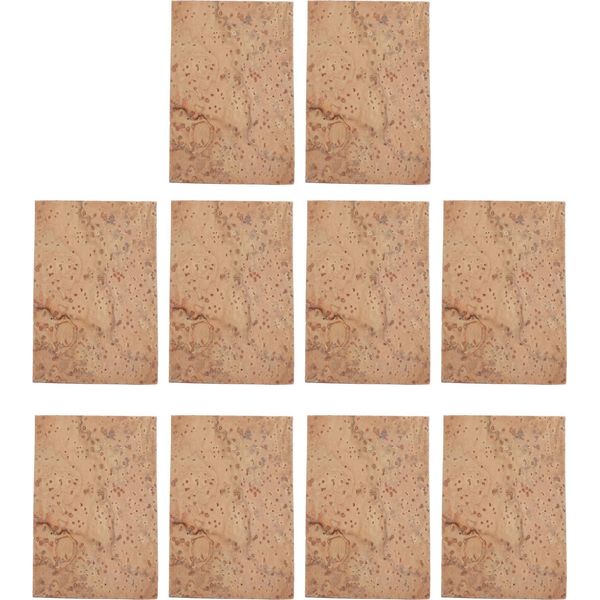 10 Pezzi Sassofono Collo Sughero Autoadesivo Foglio Di Ricambio Per Sassofono Soprano-Alto-Tenore-image