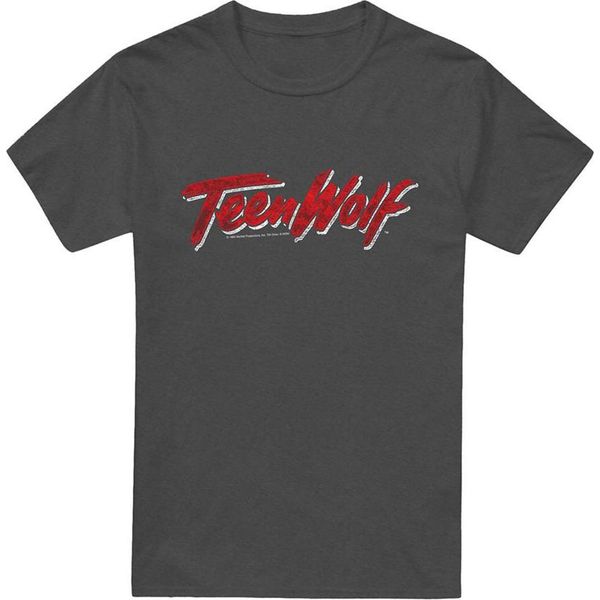 Teen Wolf - Maglietta "Scrawl"" Per Uomo/Donna Unisex, Screziata TV27316 (3XL) (Carbone)"-image