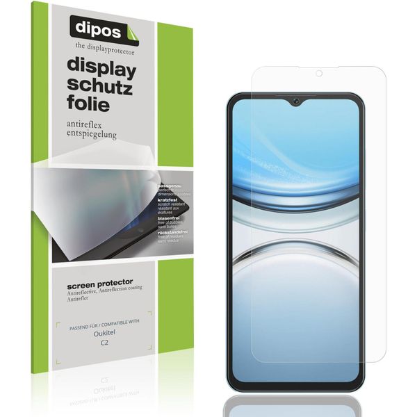 4X Pellicola Protettiva Per Oukitel C2 Protezione Schermo Antiriflesso Dipos-image
