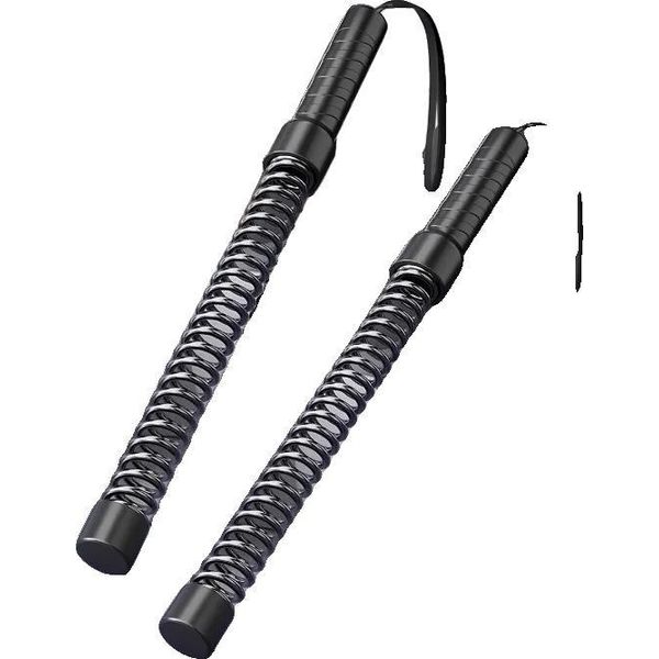 Barra Di Allenamento Per La Forza, Impugnatura Ergonomica, Acciaio Per Molle Ad Alto Tenore Di Carbonio, Tipo Normale (2PCS)-image