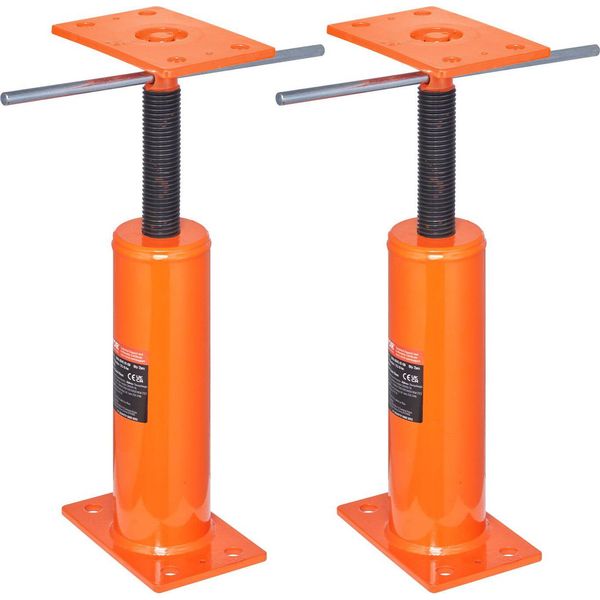 2X Sollevatore Per Pavimenti Sollevatore Per Armadi Strumento Di Sollevamento Per Livellare Il Pavimento Della Casa 30-41 Cm-image