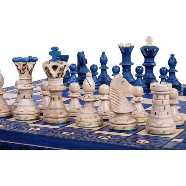 Scacchi Ambassador New Line Colore Blu-image
