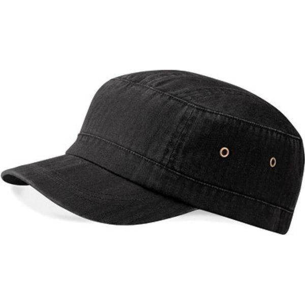 Beechfield B38 | Cappello / Berretto / Beanie Dell'esercito Urbano - Colore: Nero Vintage - Taglia: Unica-image