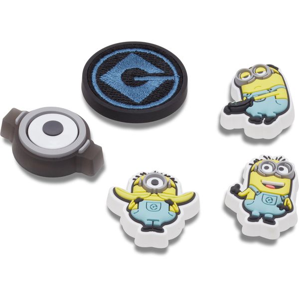 Schuhanstecker Crocs "Jibbitz™ Minions", Jungen, Gelb (Gelb Multi), Pvc, SchuhzubehöR Schuhanstecker, Charm, Anstecker, Set Mit Minions Motive-image