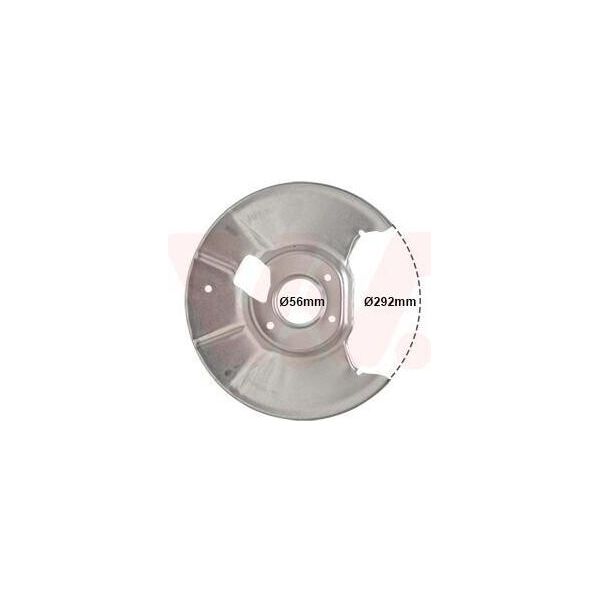 Van Wezel Parafango Disco Freno Per Mazda 6 Station Wagon (Gy) Posteriore Destro 2754374 Piastra Di Ancoraggio-image