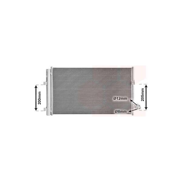 Van Wezel 06015708 - Oe 64539364258 Condensatore Aria Condizionata Con Essiccatore Per Serie 8 (F93, G16), Serie 8 (F92, G15), Serie 8 (F91, G14), Serie 7 (G11, G12), Serie 6 Gt (G32), Serie 5 (G31), Serie 5 (F90, G30)-image