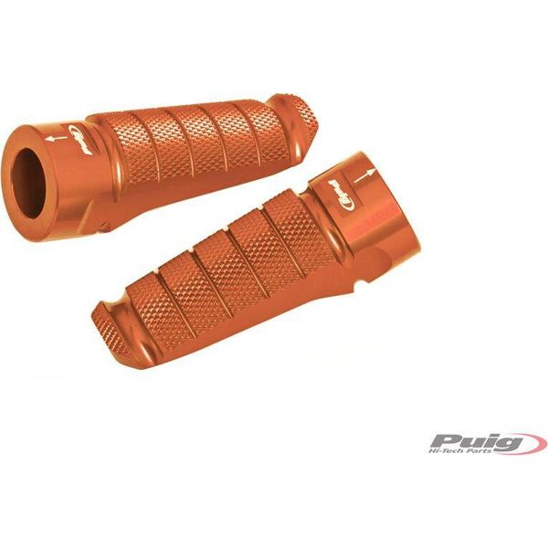 Puig 6301T Pedane Racing Per Suzuki GSX-R750 Arancione-image