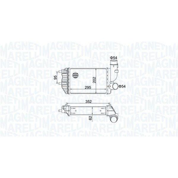 Magneti Marelli 351319205000 - Intercooler Di Primo Equipaggiamento 1307012080 Per Jumper, Ducato, Boxer-image