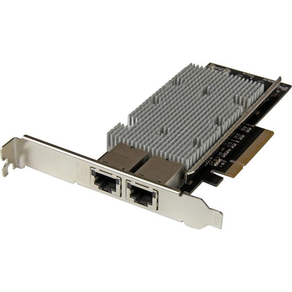 Startech.Com Scheda Di Rete Ethernet Pcie 10Gbase-T A 2 Porte Con Chip Intel X540 - Scheda Di Rete - Pcie 2.0 X8 A Basso Profilo-image
