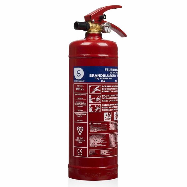 Estintore A Polvere / Estintore BB2 Smartwares Per La Classe Di Fuoco Abc 2Kg-image