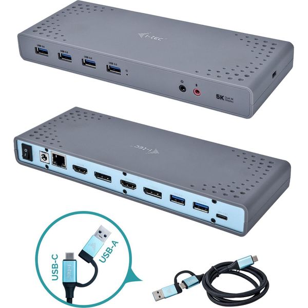 I-TEC I-Tec Docking Station Usb 3.0 / USB-C / Thunderbolt 3 Con Doppio Display-image