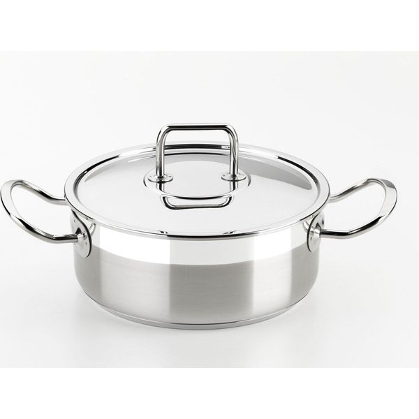 Casseruola Bra A340353 (20 Cm) Acciaio Inox Acciaio 25 L 2 L Acciaio Inox 18/10-image