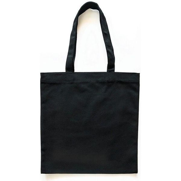 Borse Per La Spesa In Cotone 37,5 X 42 Cm - Nero-image