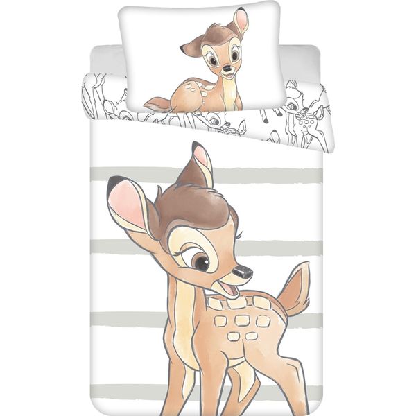 Disney Bambi Baby - Set Di Biancheria Da Letto In Cotone 100X135 40X60Cm-image