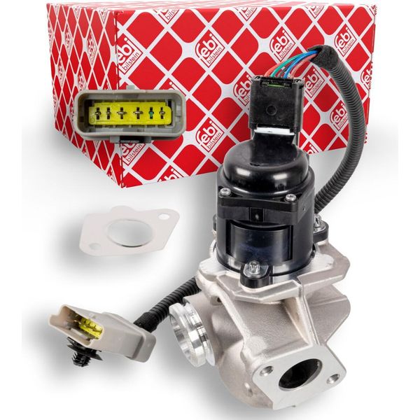 Febi Bilstein 109637 Valvola Agr Con Guarnizione Per Ford Focus Ii Hatchback (Da, Hcp, Dp) Valvola Di Ricircolo Dei Gas Di Scarico-image