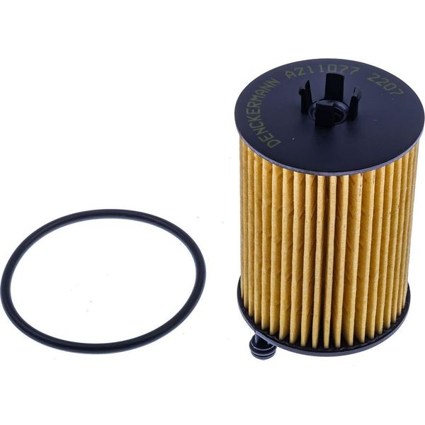 Filtro Olio Denckermann A211077 Elemento Filtrante Per Audi A4 B9 Avant (8W5, 8WD) A6 Avant (4A5, C8) A5 Sportback (F5A) Q5 (Fyb) A4 B9 Berlina (8W2, 8WC)-image