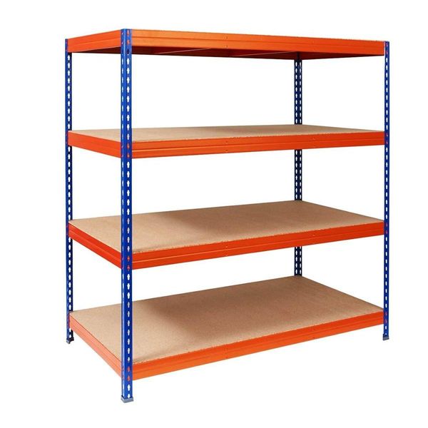 Sistema Di Scaffalature A Grande Portata Sistema Di Scaffalature Per Carichi Pesanti Scaffalatura Per Cantine Selezione Gigante Arancione 200X180X60 Cm-image