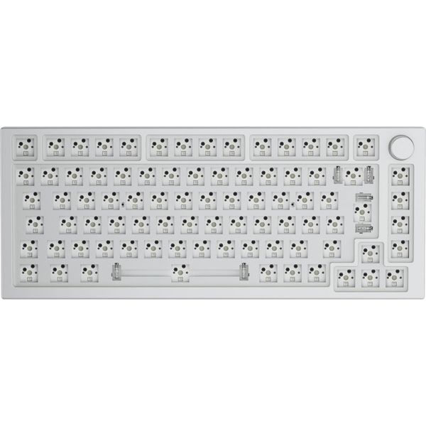Tastiera Barebone Glorious Gmmk Pro Con Layout 75%, Bianco Bianco Ghiaccio, Iso-image