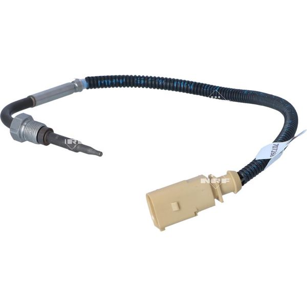 Sensore Temperatura Gas Di Scarico 2 Pin 262 Mm Cavo Nrf Per Audi Q7 E Altri-image