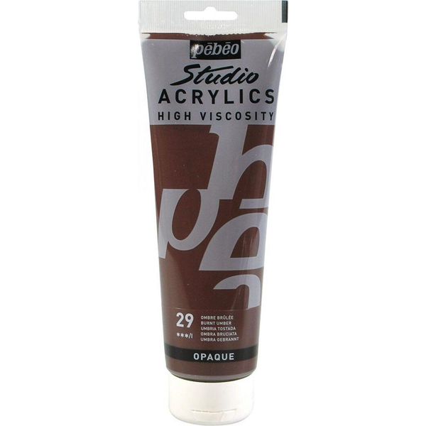 Colore Acrilico Opaco - Marrone - 250 Ml-image