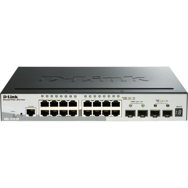 D-Link DGS-1510-52XMP/E Switch 440Mm D-Link DGS-1510-52XMP 4*SFP+/48*GE Poe Al Dettaglio-image