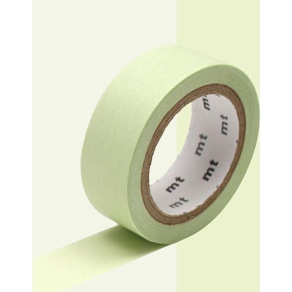 Nastro Adesivo Decorativo Monocolore Pastello - Verde Chiaro - 1,5 Cm X 7 M-image