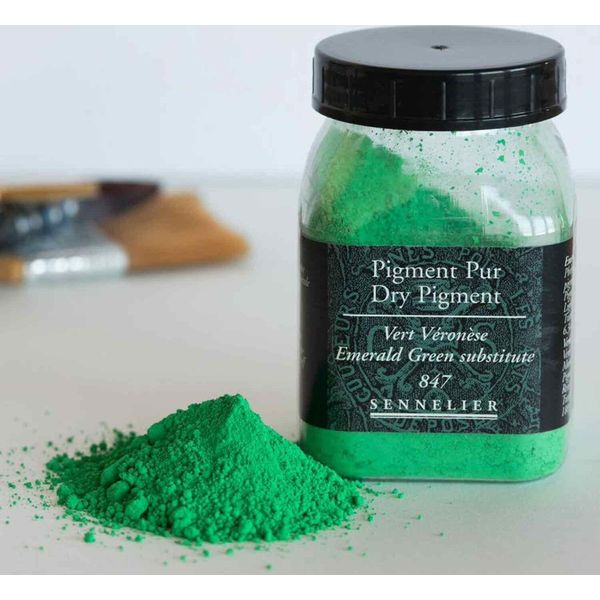 Pigmento Per Pittura - Barattolo Da 180 G - Verde Veronese-image