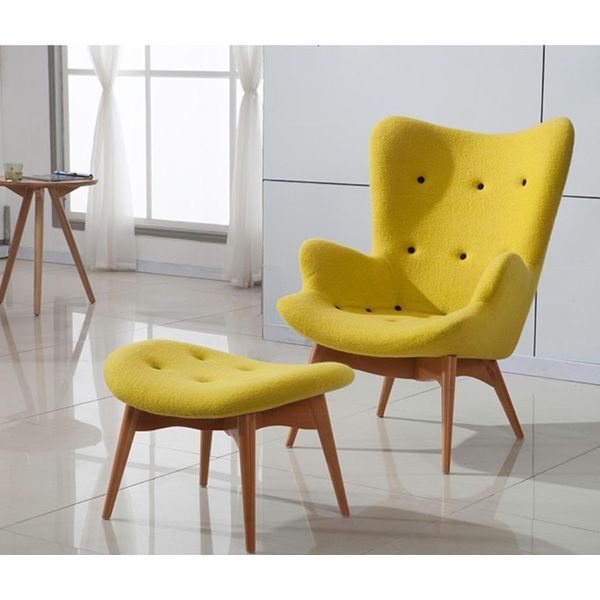 Poltrona Design Divano Divano Seduta Tessile Lounge Club Tappezzeria Lusso Seduta Relax Nuovo-image