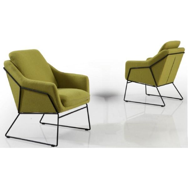 Poltrona Di Design Divano Imbottito 1 Posto Moderno Nuova Poltrona Tv Club Lounge-image