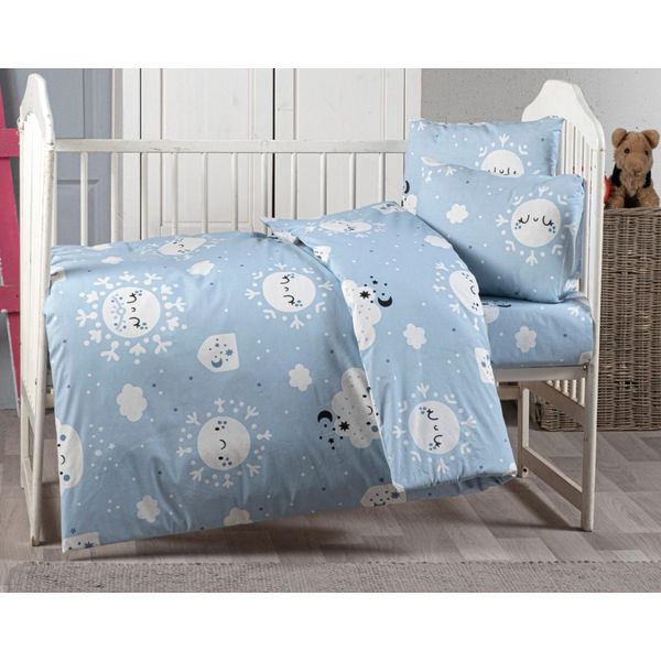 Biancheria Da Letto Per Bambini In Cotone 140X200, 70X90Cm Dream Blue-image