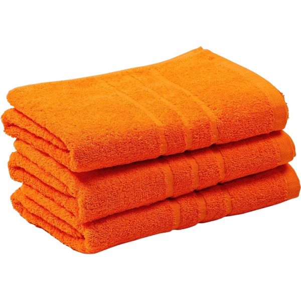 Asciugamano Comfort 50 X 100 Cm Arancione, 100% Cotone-image