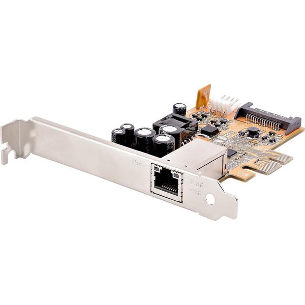 Startech.Com Scheda Di Rete Poe A 1 Porta Da 2,5 Gbps, Scheda Ethernet Pcie Con Porta RJ45, Scheda Nic Poe 802.3At Da 30 W Per Desktop/Server, Adattatore Lan Poe Di Rete Con Staffa A Basso Profilo Inclusa - NBASE-T, Supporto Windows/Linux (ST1000PEXPSE)-image