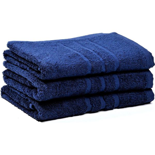 Asciugamano Comfort 70 X 140 Cm Blu Scuro, 100% Cotone-image