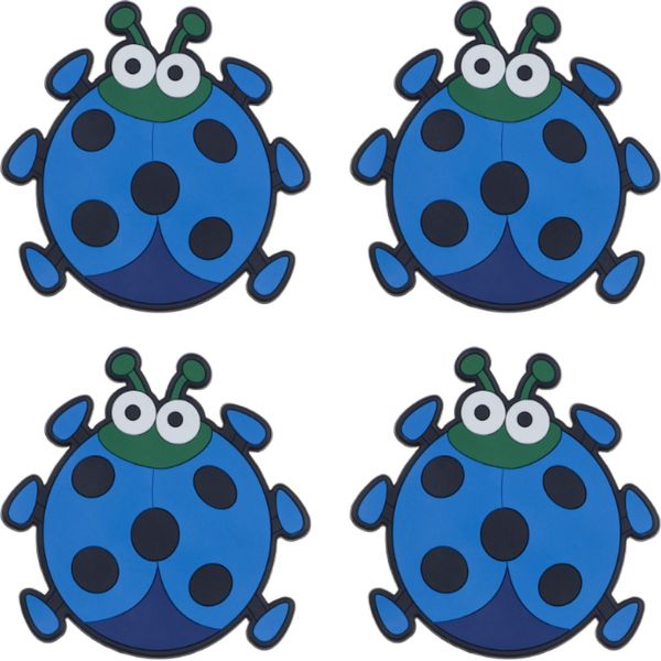 Set Di Sottobicchieri 4 Pezzi - 10X10 Cm - 4 Pezzi - Blu-image