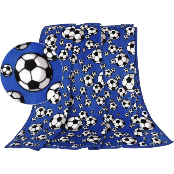 Coperta Per Neonati Ella Korall Micro Ball Blu, 100X155Cm-image