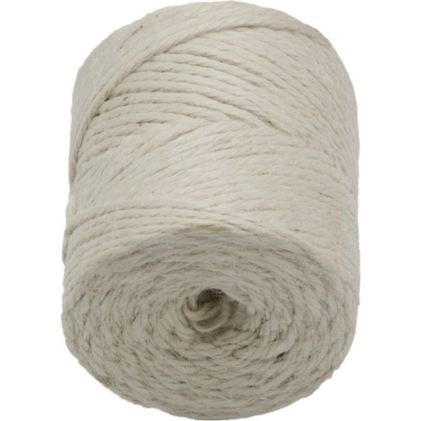 Spago Di Iuta - Rocchetto - Rocchetto 200G , Circa 60 M , Diametro 3,5 Mm - Bianco-image