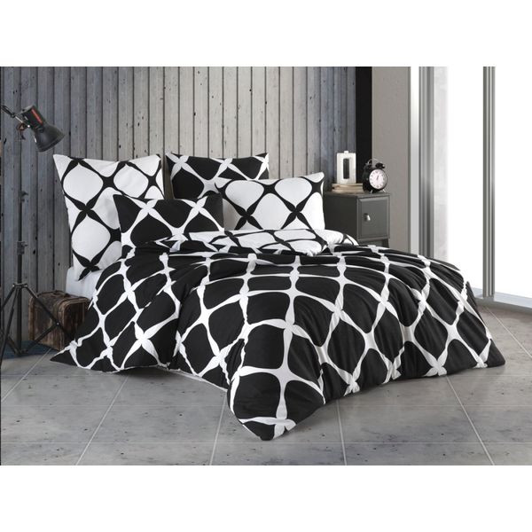 Biancheria Da Letto Estesa In Cotone 140X220, 70X90Cm Noir-image