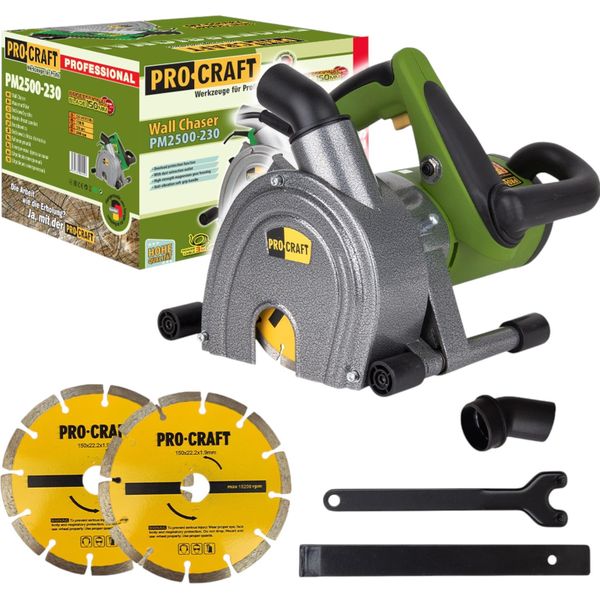 Scalpellatrice Procraft PM2500-230 1700 Watt 45 Mm + 2X Disco Da Taglio-image