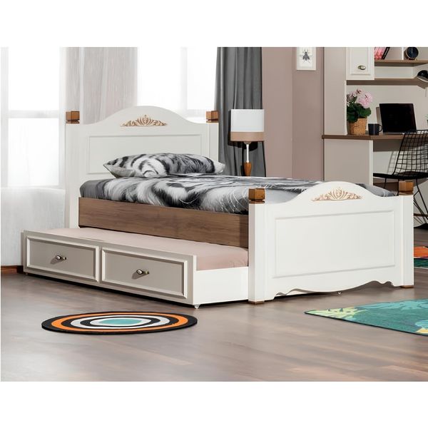 Letto Per Bambini Camera Da Letto Camera Da Letto Design Mobili Legno Camera Dei Giovani-image