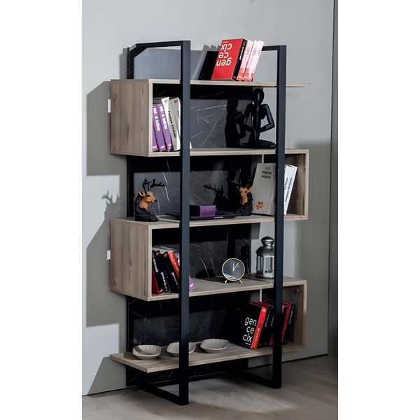Libreria Moderna In Legno Camera Dei Bambini Marrone Armadio Mobili Design Camera Da Letto Nuova-image