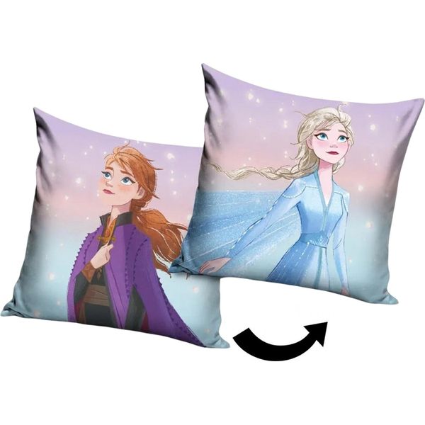 Federa Del Regno Di Ghiaccio Principesse Anna Ed Elsa 40X40 Cm-image