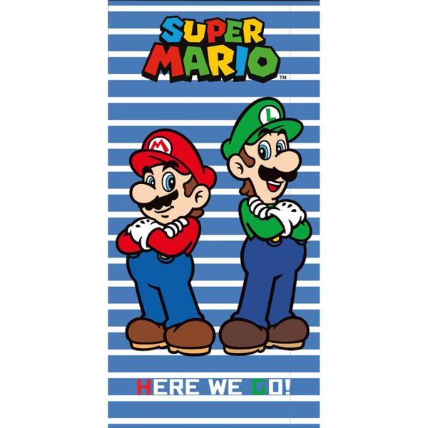 Carbotex Super Mario Telo Mare Telo Doccia 70X140Cm SMARIO230615-image