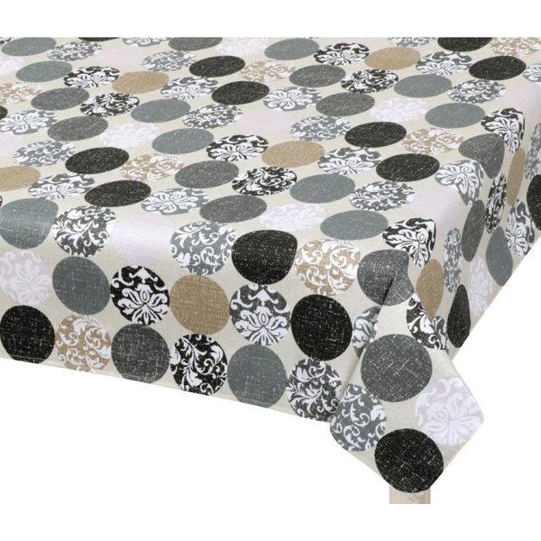Tovaglia Berta - 120X140 Cm - Grigio,Bianco,Beige-image