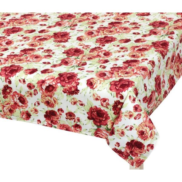 Tovaglia Berta - 70X70 Cm - Rosa,Verde-image