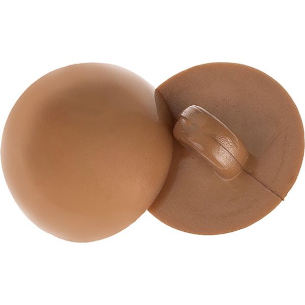 Bottone - Set Di 6 - Diametro 10 Mm - Marrone-image
