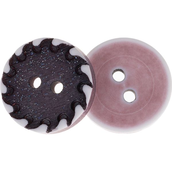 Bottone - Set Di 6 - Diametro 18 Mm - Rosa, Bianco-image